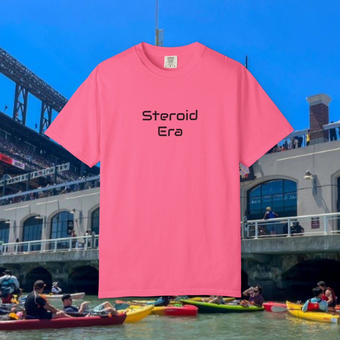 Vintage Baseball Unisex Garment-Dyed T-shirt, 90's Steroid Era Tee Shirt, Athletic Sports Tee, Retro Baseball Shirt, Sports Fan Gift,