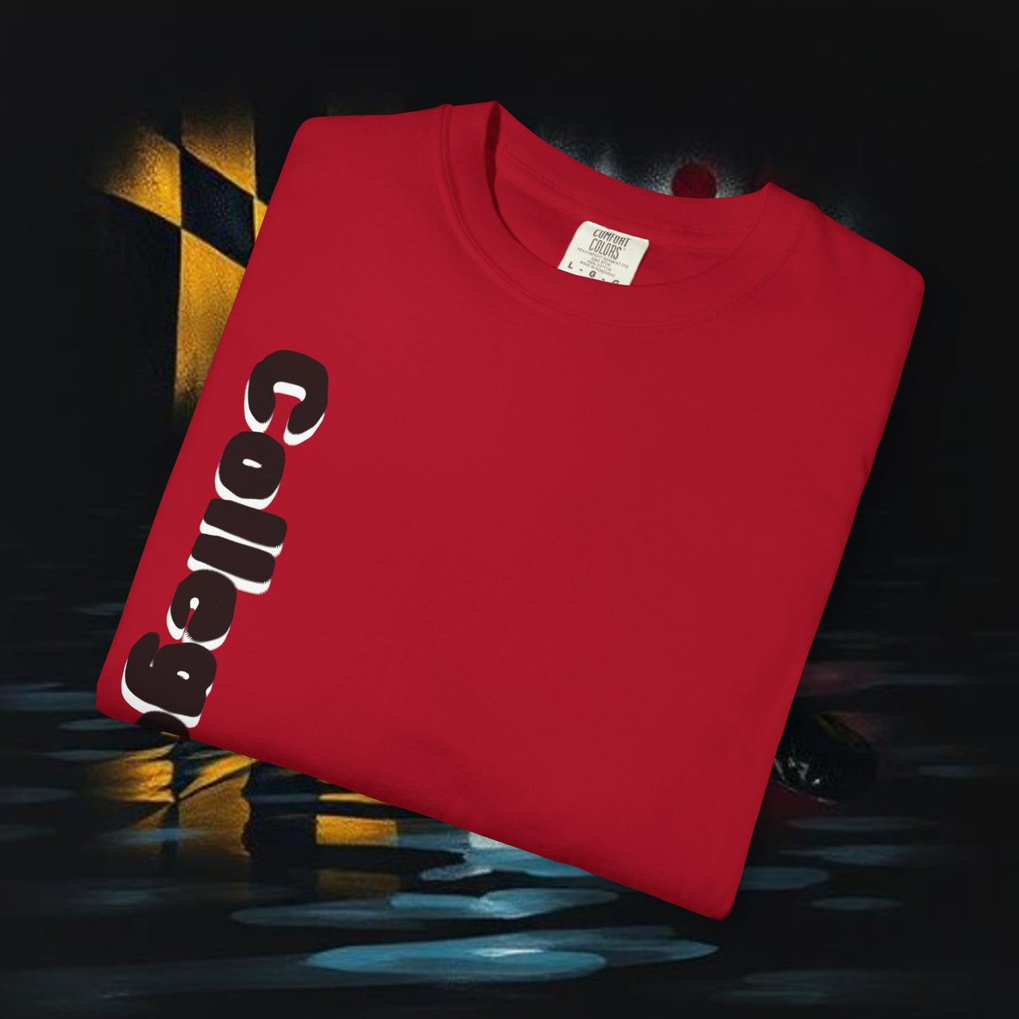 College Park Garment-Dyed T-Shirt: Perfect for Fans, College Spirit, Casual Wear, Gifts, and Events