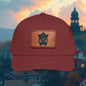 Wild Boar Leather Patch Baseball Cap — Mid Profile