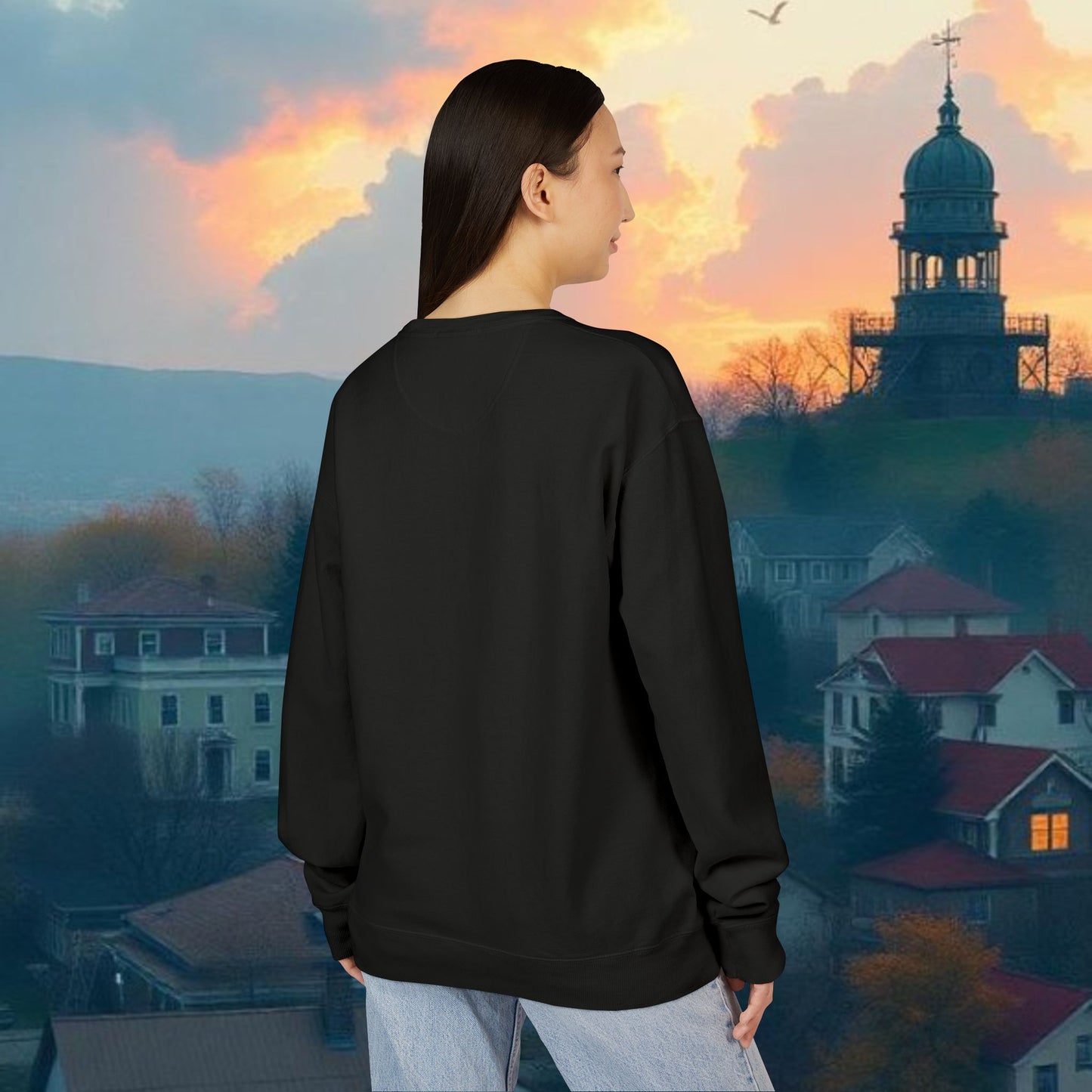 Crewneck Sweatshirt, Wild Boar Graphic, Unisex Cozy Sweatshirt, Vintage Style Crew Neck, Outdoor Adventure Apparel