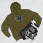 Montana '41' Outline Hoodie — Rustic State Pride Fleece Pullover