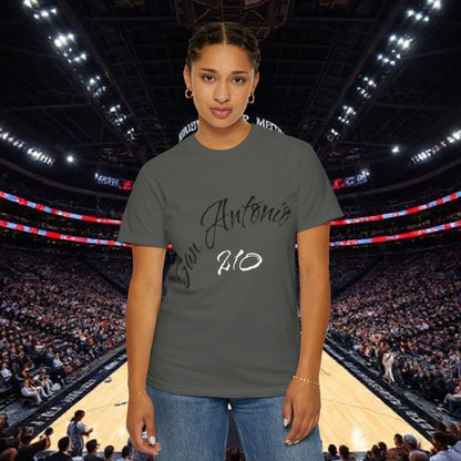 San Antonio 210 Script T-Shirt, Soft-Style T-Shirt, Perfect Statement Piece