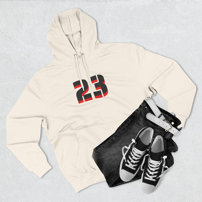 23 Fleece Hoodie, Stylish Sportswear for Game Day, Unisex Sweatshirt, Athletic Fashion, Cozy Hoodie, Perfect for Fans