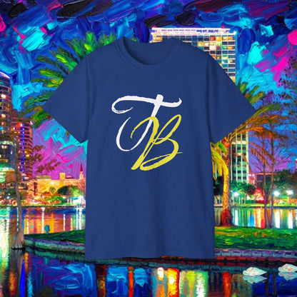 TB Monogram Tee — 813 Tampa Area Short-Sleeve T-Shirt