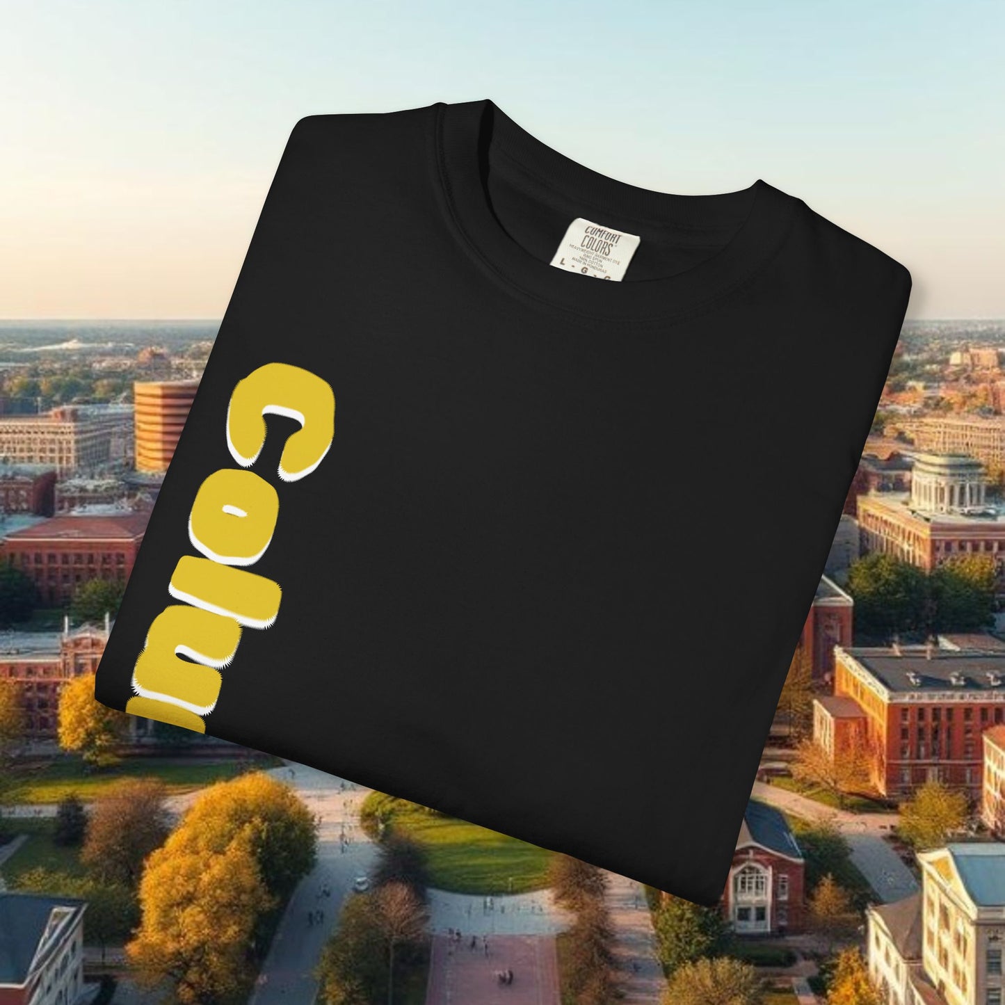 Columbia Missouri Tee, Unisex Garment-Dyed T-shirt, Missouri Pride Shirt, College Apparel, Unique Graphic Tee, Sports Fans