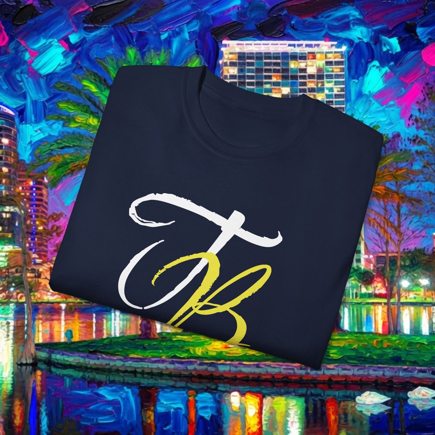 TB Monogram Tee — 813 Tampa Area Short-Sleeve T-Shirt