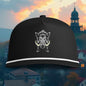 Embroidered Rope-Front Cap — Sunwashed Vintage Snapback
