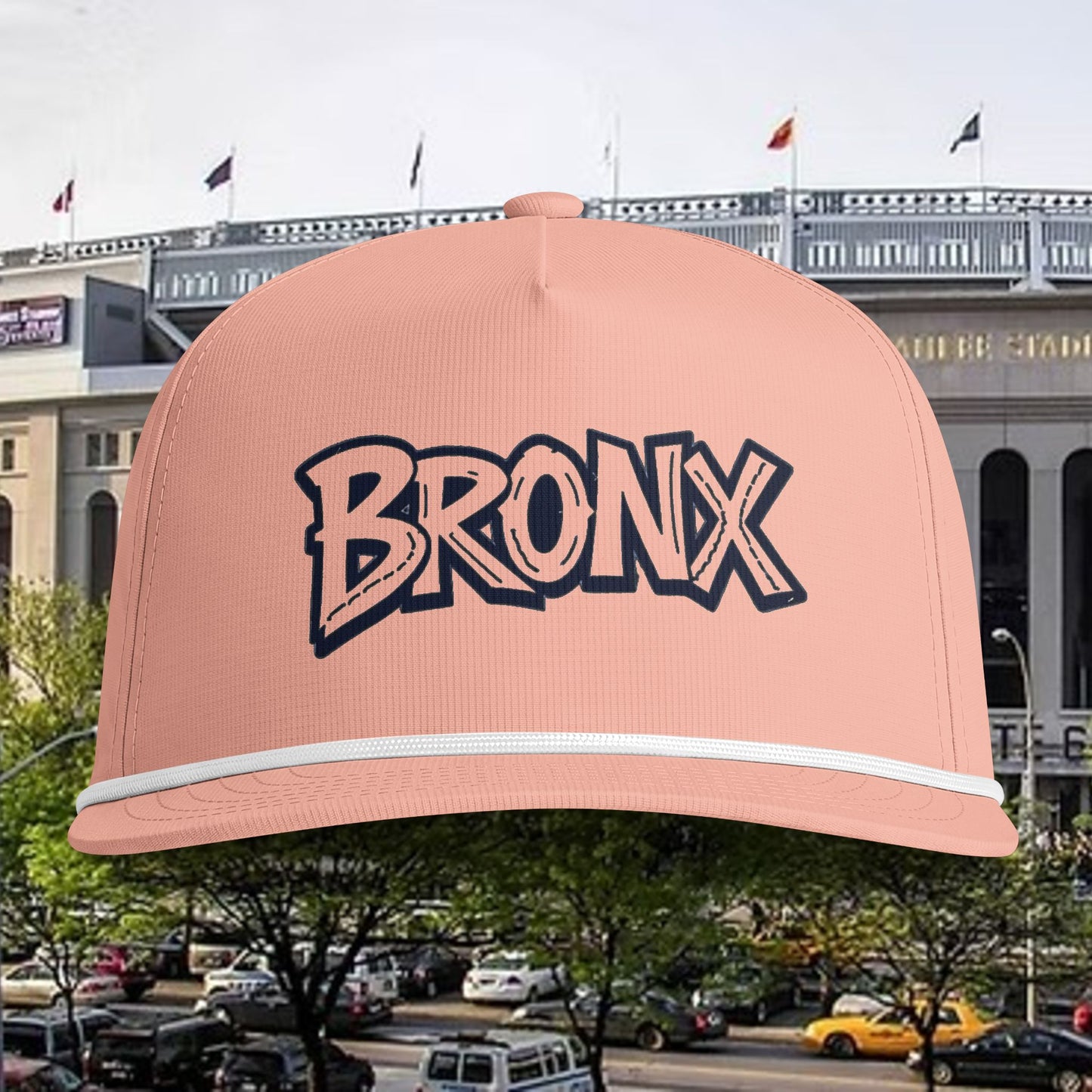 Bronx Graffiti Rope Cap — Sunwashed Vintage Snapback Hat