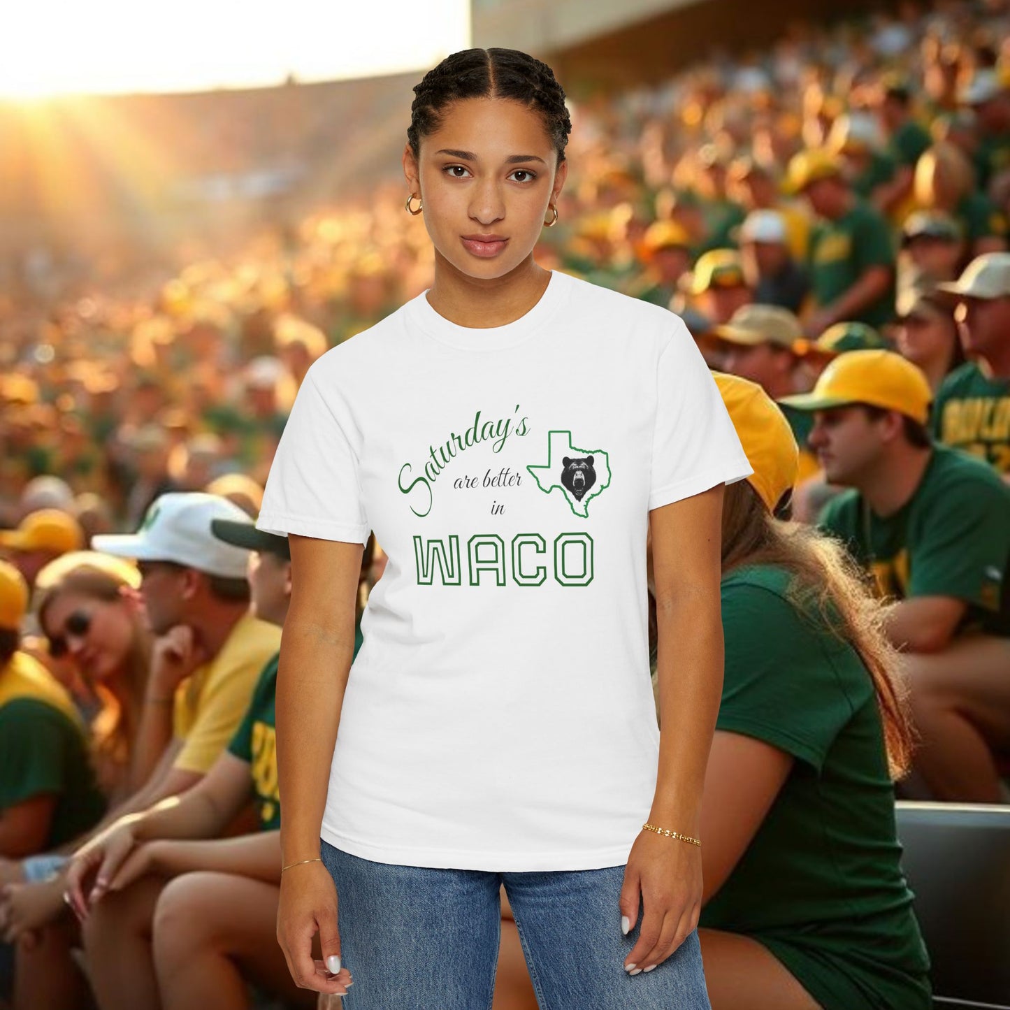 Waco Saturdays Unisex T-Shirt,  Unisex garment-dyed t-shirt, Ultra soft material.