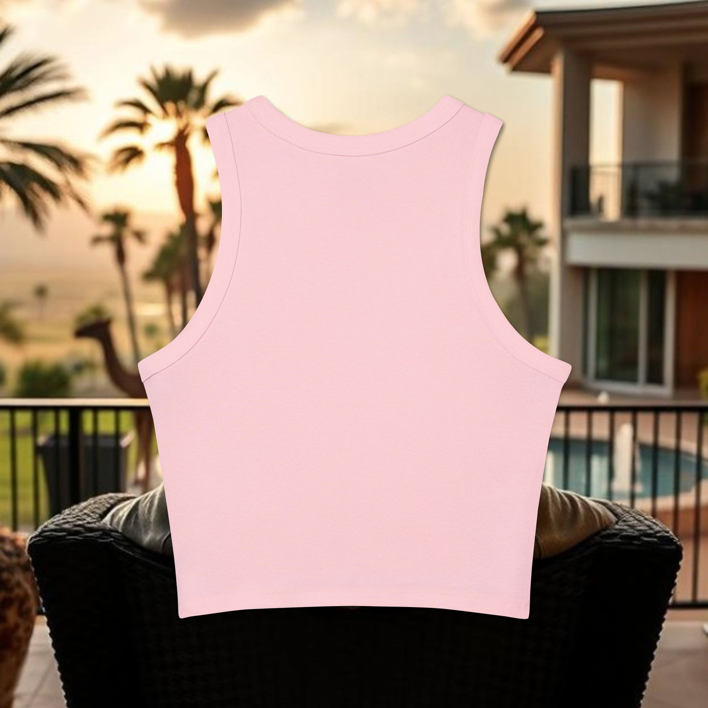 Scared Money Racer Tank Top for Women, Trendy Crop Top, Summer Fashion, Casual Wear, Gift for Entrepreneurs, Beach Outfit