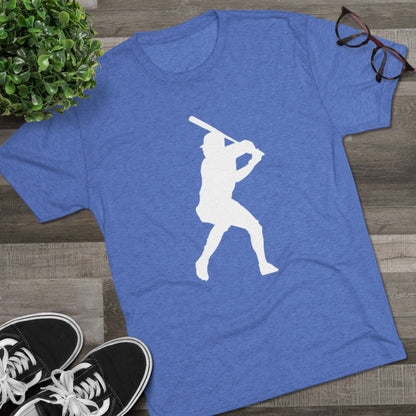 Baseball Stars Batter Silhouette Tee — Back Number '3' Player Shirt