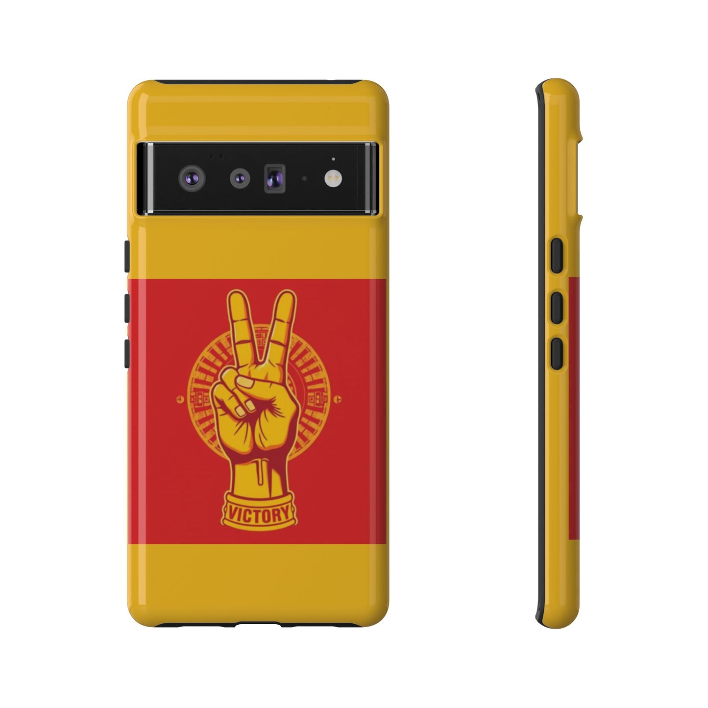 Victory Inspired Symbol Phone Case, Tough Phone Cover, Gift for Empowerment, Inspirational Tech Accessory, Unique Phone Protection