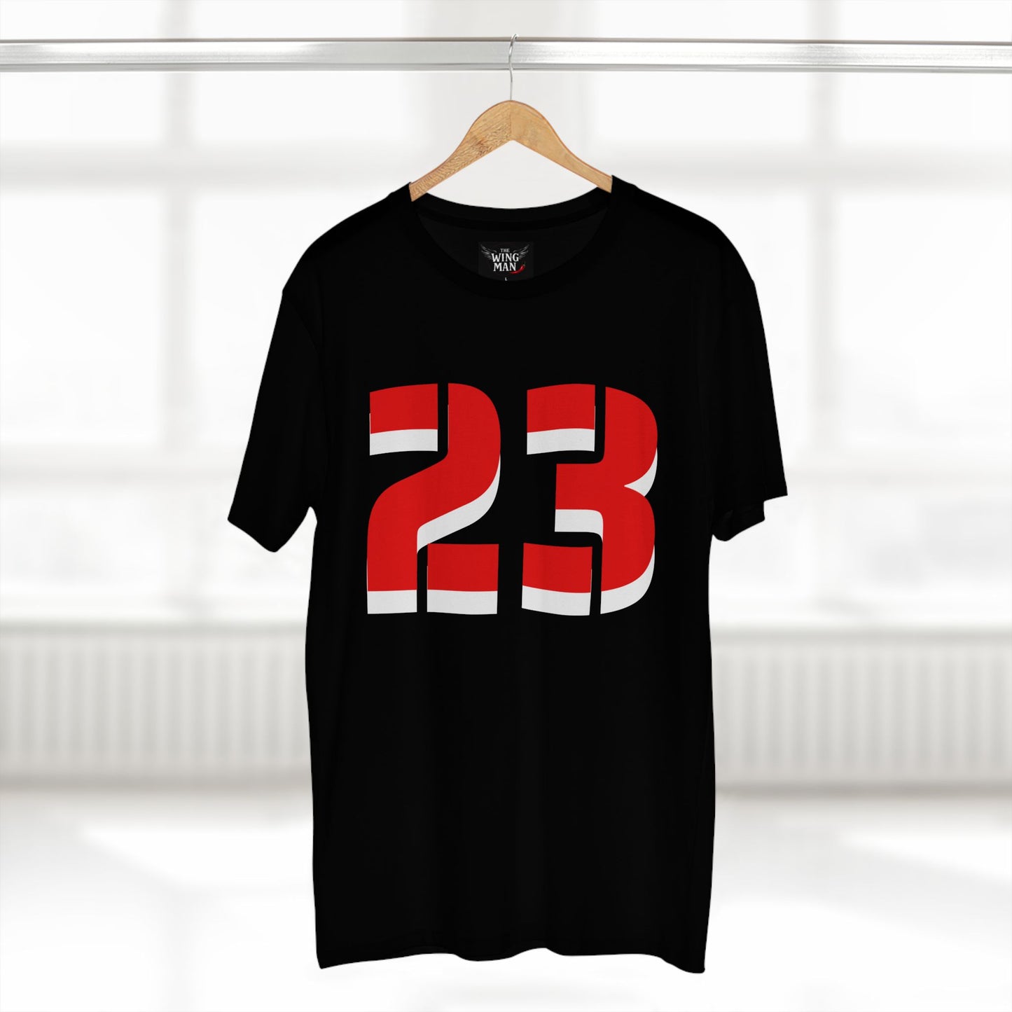 Sporty Adult Tee with Bold Number 23, Casual Fan Shirt, Basketball Apparel, Gift for Sports Lovers, Team Spirit Top