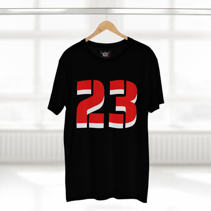 Sporty Adult Tee with Bold Number 23, Casual Fan Shirt, Basketball Apparel, Gift for Sports Lovers, Team Spirit Top