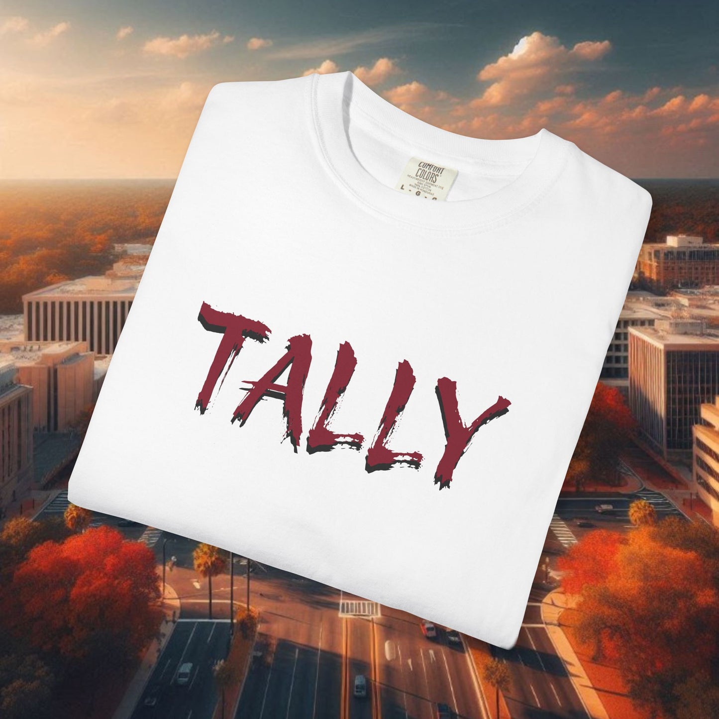 T-Shirt with 'TALLY' Print, Perfect for Game Day, Festival Wear, Casual Outings, and Sporting Events
