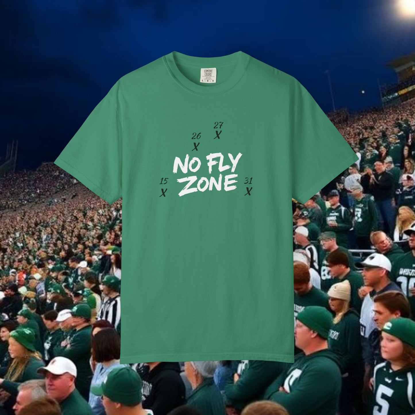 Unisex Sports T-shirt, Casual Wear, Game Day Tee, Fan Apparel, Lightweight Summer Shirt, No Fly Zone Design