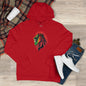 Vibrant Lion King Hoodie, Warm and stylish with Artistic and Vibrant Lion Graphic.