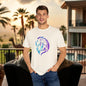 Majestic Lion T-Shirt, unique unisex garment-dyed t-shirt, perfect for casual outings or cozy relaxation at home
