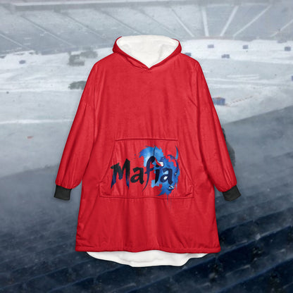 Cozy Unisex Hooded Blanket for Snuggling, Perfect Gift for Game Days, Movie Nights, Stay-at-Home Comfort, Christmas and Birthdays