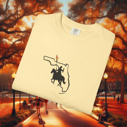 T-Shirt with Tally Design, Casual Wear, Gift for Sports Fans, College Apparel, Summer Fashion, State Pride Tee