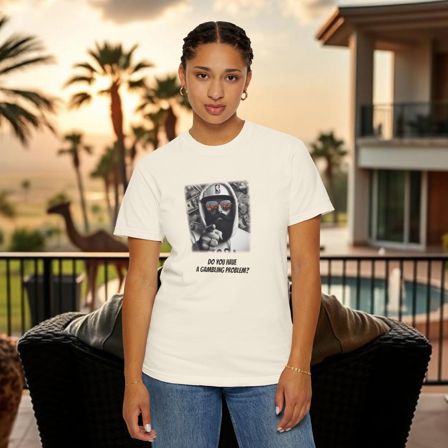 Wing Man "Gambling Problem" Unisex T-Shirt | Casual Wear, Funny Gift, Gambling Humor, Sports Betting Tee, Unique Statement Apparel