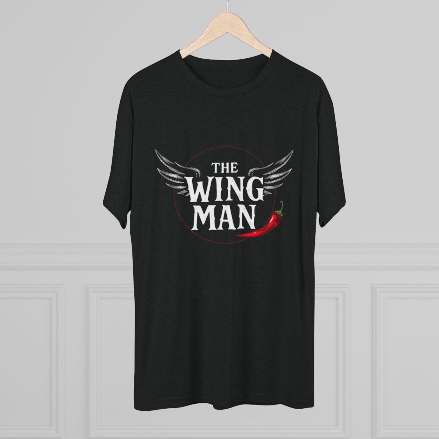 The Wingman T-Shirt — Funny Wingman Graphic Tee with Chili Pepper & Wings