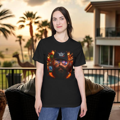 The Wing Man on X T-Shirt for Sports Gamblers and Fans of The Wing Man