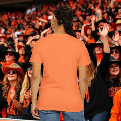 Stillwater Script T‑Shirt — Casual City Pride Tee, Soft-Style Shirt, Perfect for Gameday