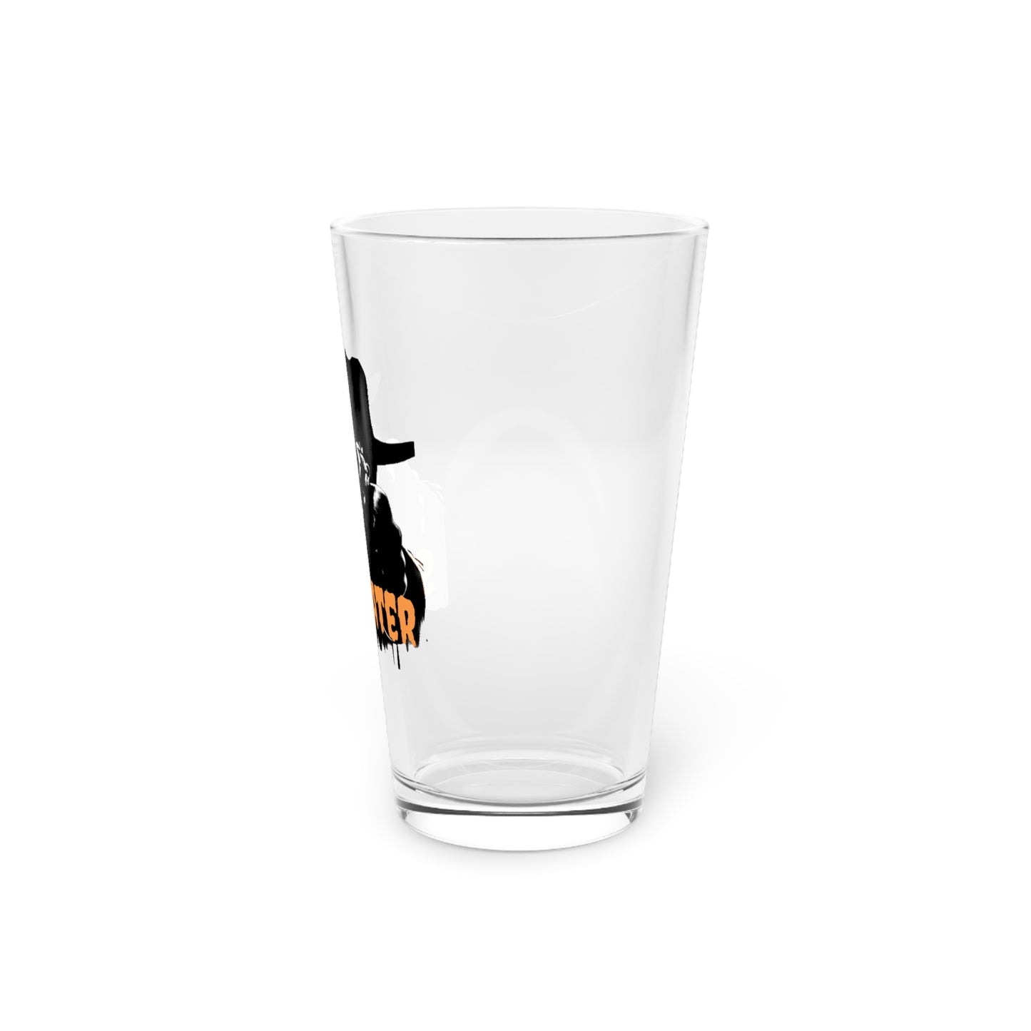 Stillwater Cowboy Pint Glass, 16oz Beer Mug, Western Home Bar Decor, Gun and Hat Design, Unique Gift for Him, Cowboy Enthusiast
