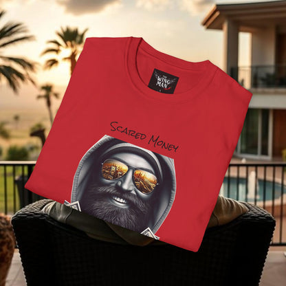 Scared Money Unisex Softstyle T-Shirt - Casual Wear, Streetwear, Gift for Him, Statement Tee, Urban Fashion