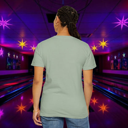 Vintage Garment-Dyed T‑Shirt — Minimal Retro Bowling Vibe, Lebowski Reference, Alright Donny