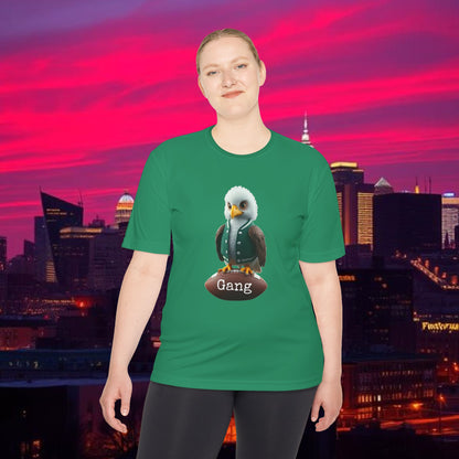 Eagle Unisex Moisture Wicking Tee featuring Playful Eagle Design, Comfortable Activewear, Perfect for Game Day, Gym Sessions