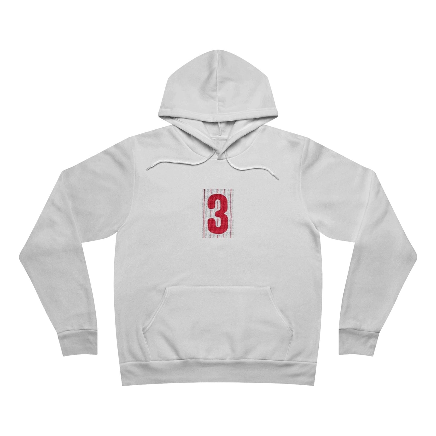 Cozy Unisex Hoodie with Bold Number 3 Design, Casual Wear, Street Fashion, Team Spirit, Gift for Sports Fans