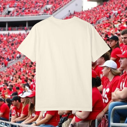 Ki-yi Unisex Garment-Dyed T-shirt, Artistic Tee, Casual Wear, Gift for Friends, Unique Fashion, Everyday Comfort