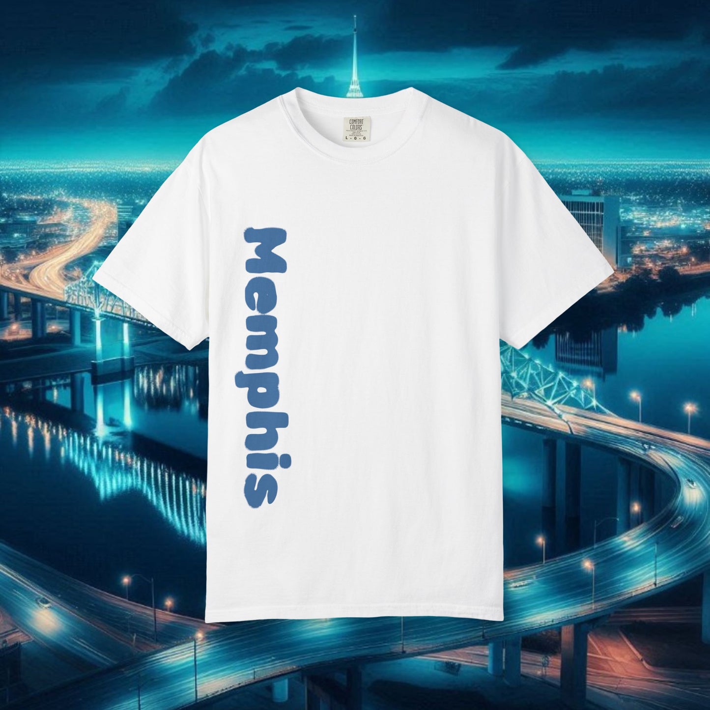 Memphis Graffiti Unisex T-shirt, Casual Streetwear Tee, Travel Souvenir, Gift for Music Lovers, Urban Style Apparel, Birthday Present