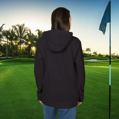 Unisex Fleece Hoodie with 'Rain Dog!' Design | Cozy Sweatshirt for Golf Lovers, Casual Layer, Gift Idea, Everyday Wear