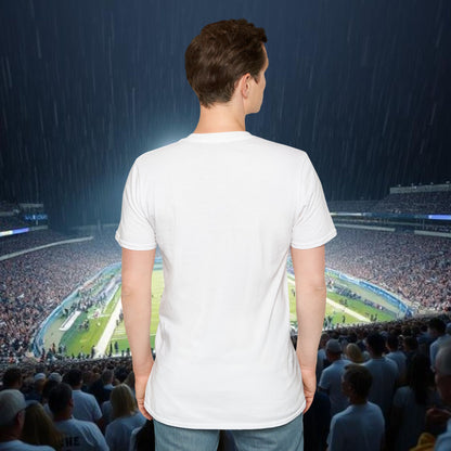 Zombie Nation Unisex Softstyle T-Shirt - White Out Fan Gear, Fan Apparel, Casual Wear, Gifts, Zombie Nation