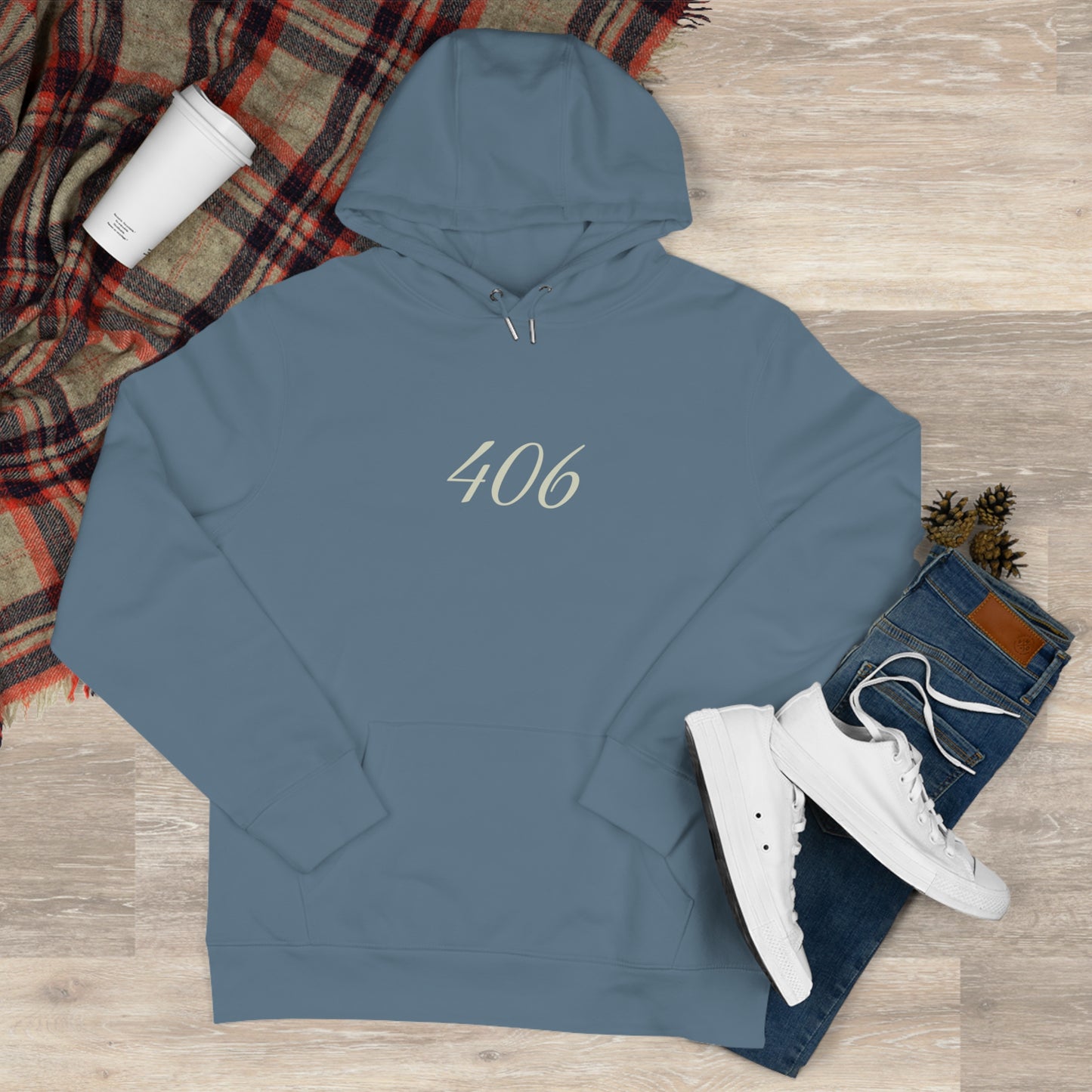 Montana Love Hooded Sweatshirt - Cozy Casual Wear for Men, Unique Gift, Layering Essential, Perfect for Fall and Winter