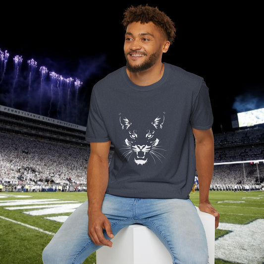 Fierce Silhouette Graphic T-Shirt, Unisex Tee, Gameday Shirt, Casual Wear, College Fashion, Gift for White Out Game