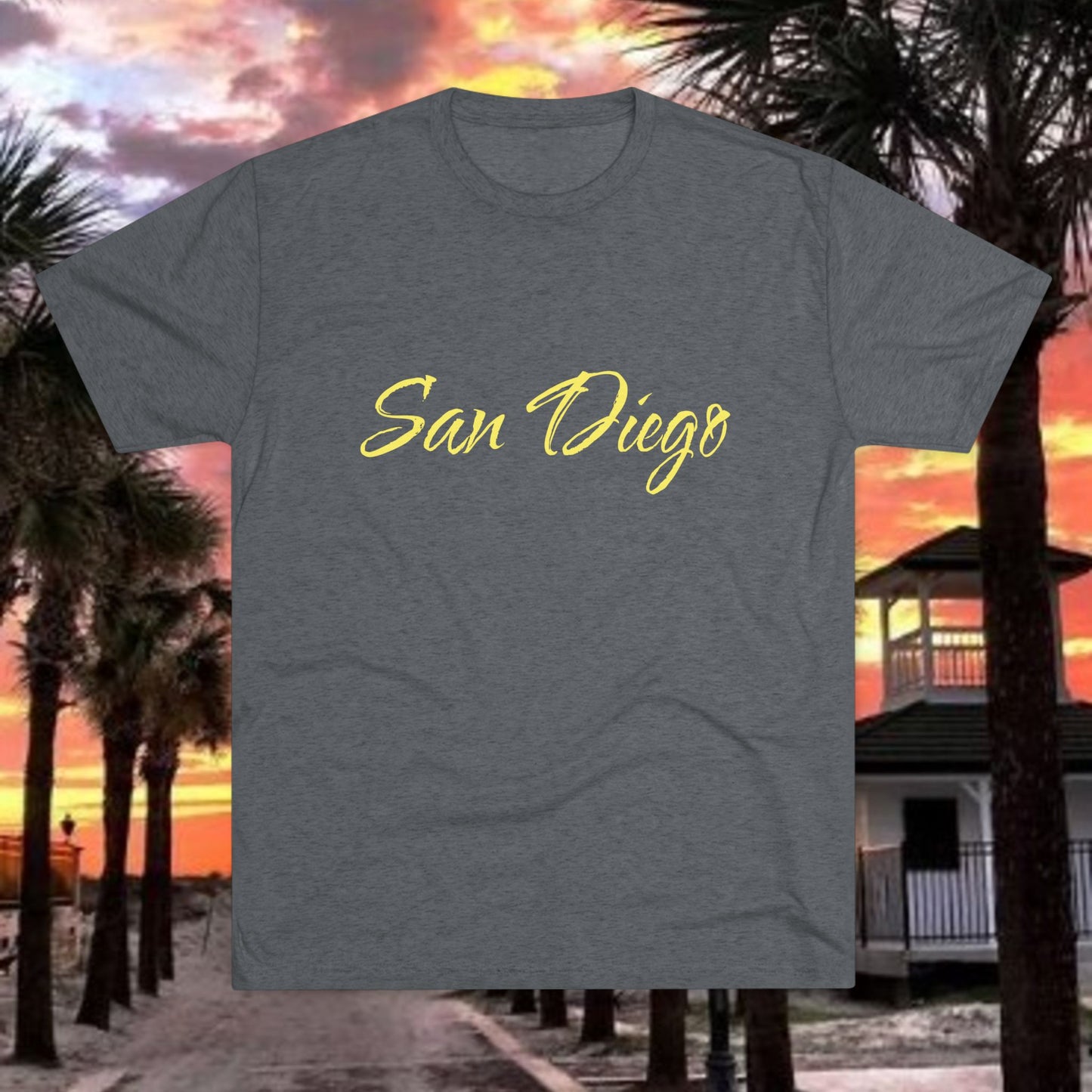 Crew Tee – 'Sun Days' Beach Script T-Shirt, Perfect for Gameday, The Beach, or a BBQ with friends.