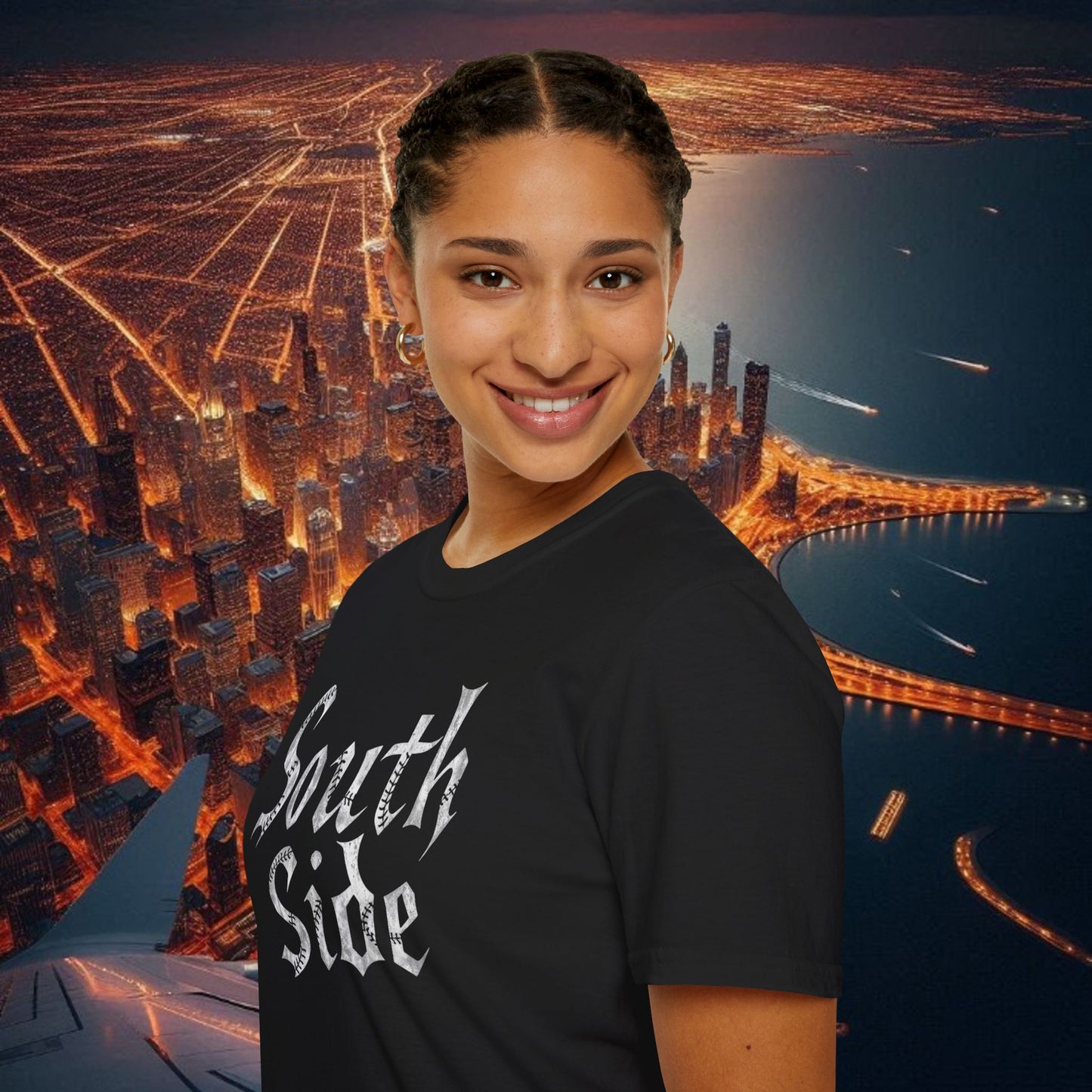 Vintage South Side Tee, Casual Streetwear T-Shirt, Baseball Game Apparel, Gift for Sports Lovers, Unisex Graphic Shirt