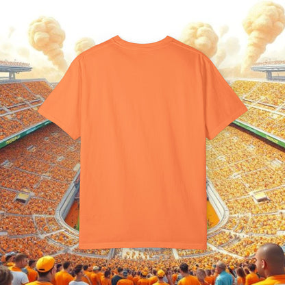 Garment-Dyed Dog Portrait T-Shirt, Sports Fans, Gameday Gift, Casual Wear, Unisex Tee, Perfect for Tailgates