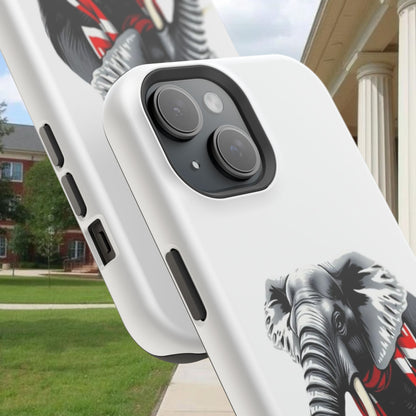 Vibrant Elephant Tough Cases - Unique Phone Case, Wildlife Lover Gift, Sports Team Accessory, Trendy Phone Cover, Fun Animal Design