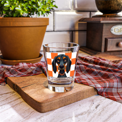 College Shot Glass, Tennessee Gift, Smokey Shot Glass, Funny Gift for College Gameday, Barware, Home Bar Decor