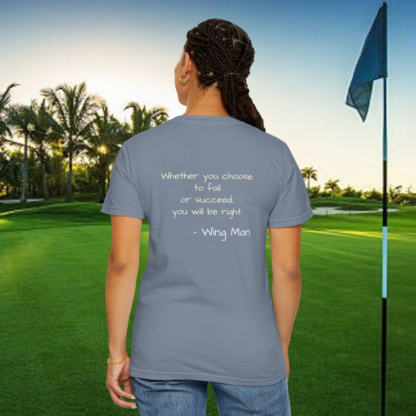 Inspirational Golf T-Shirt, Motivational Gift, Unisex Apparel, Casual Wear, Golf Shirt, Positive Vibes