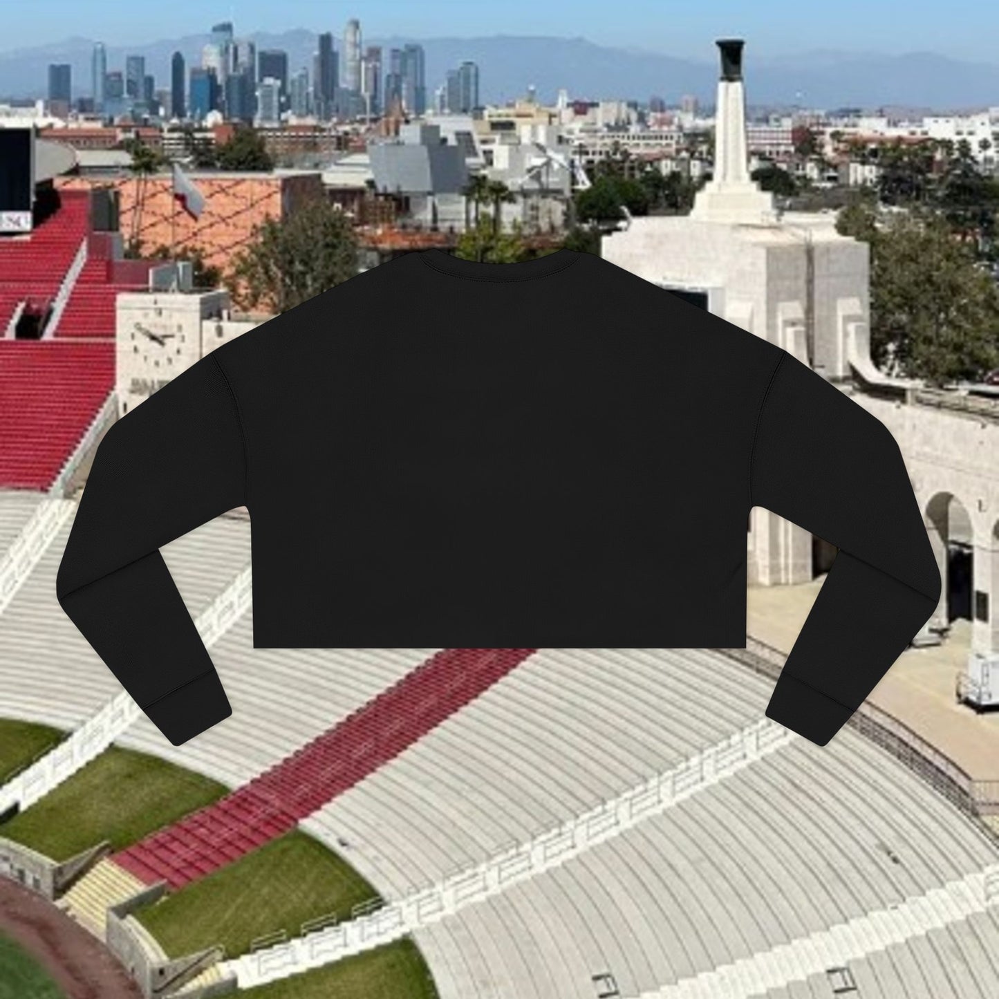 Victory Inspired Women's Cropped Sweatshirt | Trendy Pullover for Casual Outfits, Gift for Her, Loungewear, Boho Style