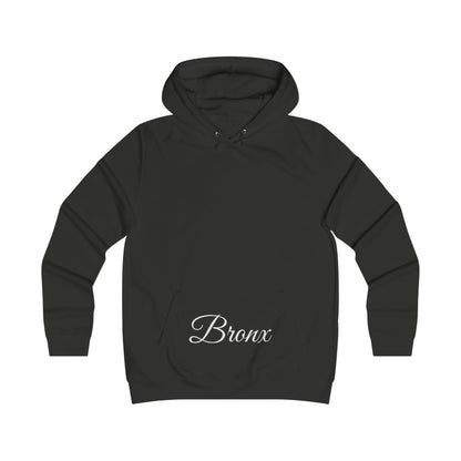 Bronx Script Hoodie — Girly College-Inspired Pullover