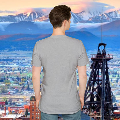 Butte, America Unisex Softstyle T-Shirt - Cozy Apparel for Locals, Travel Souvenir, Gift Idea, Casual Wear, Adventure Tee