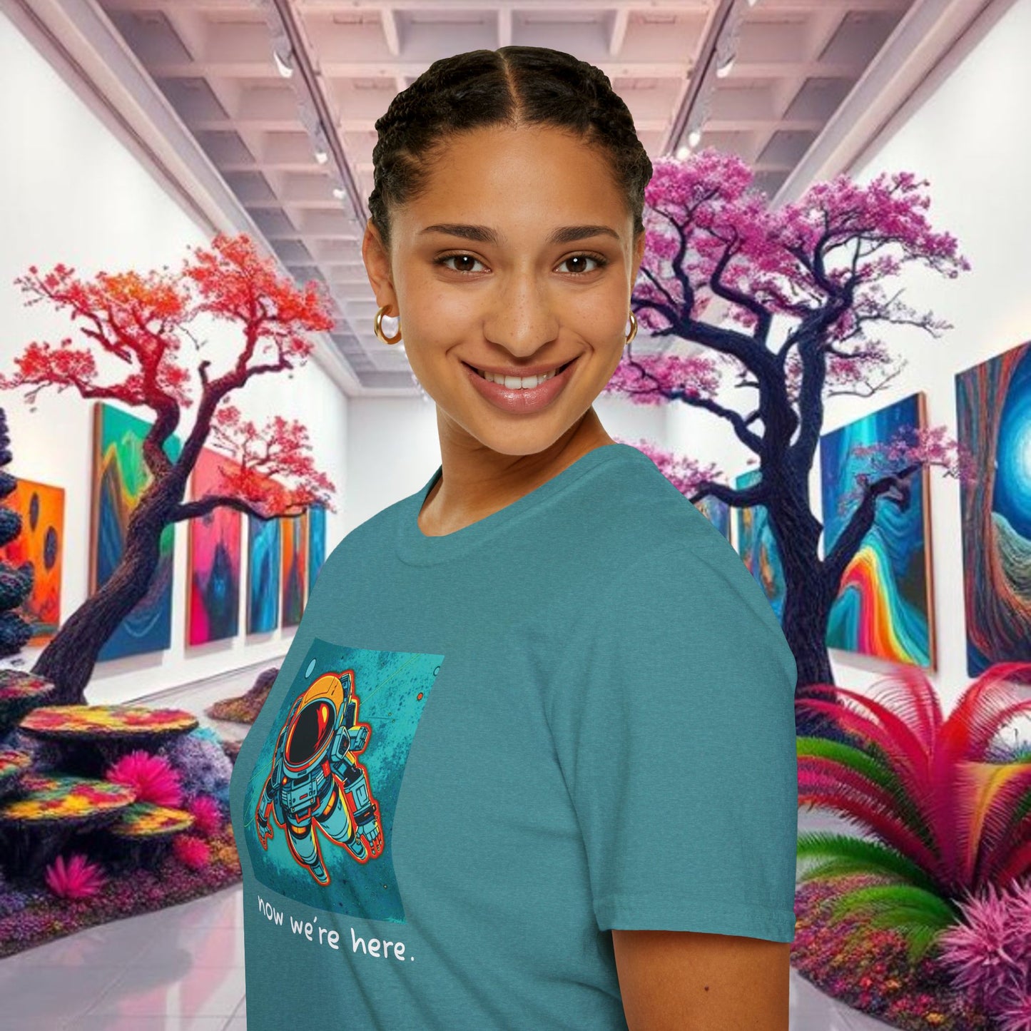 Astronaut Graphic T-Shirt | Unisex Space Tee, Gift for Astronaut Lovers, Hip Hop Fans, Casual Wear, Festival Shirt