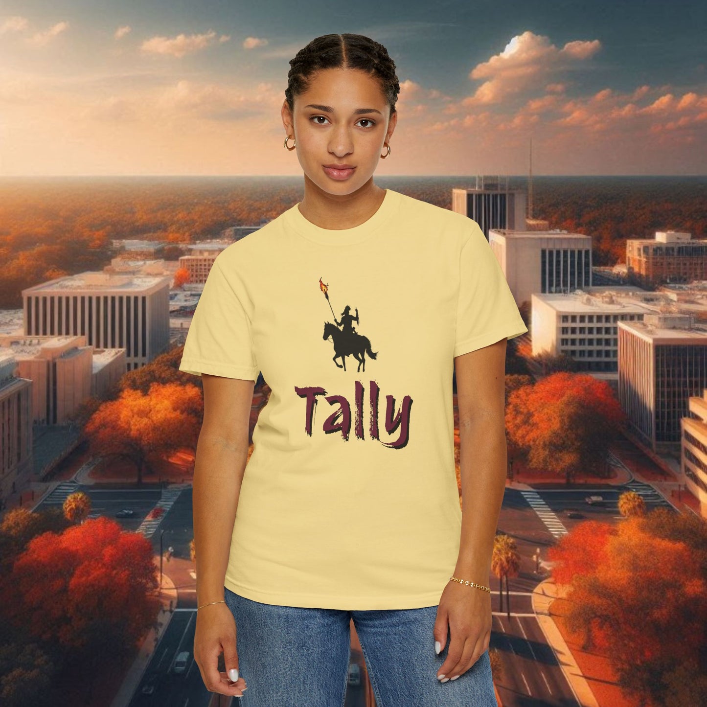 T-Shirt with Tally Design, Perfect for Game Day, Fan Apparel, Casual Wear, Sports Enthusiast Gift, Cheer Squad Tee